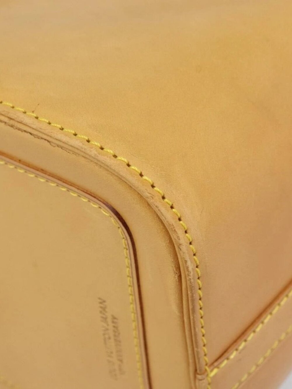LOUIS VUITTON Nomad leather Speedy 30 Hand Bag Beige M85392 LV Auth 173756 - Picture 4 of 16